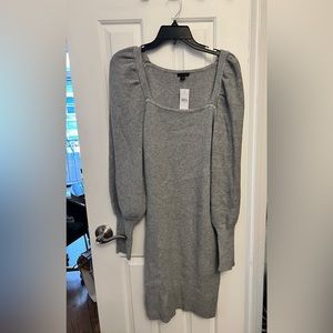 Ann Taylor grey sweater dress - NWT